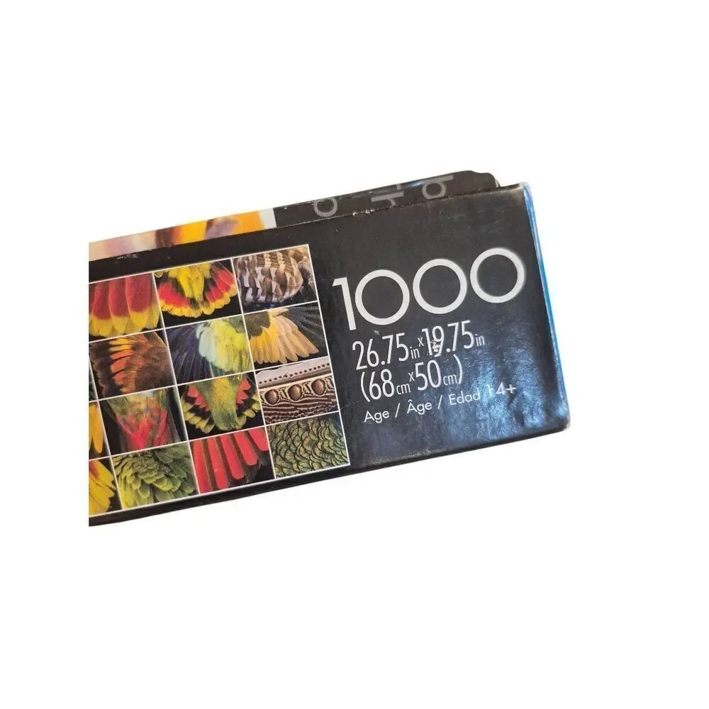 Buffalo Games National Geographic Photoark Feathered Fantasies 1000 pc Jigsaw Pu